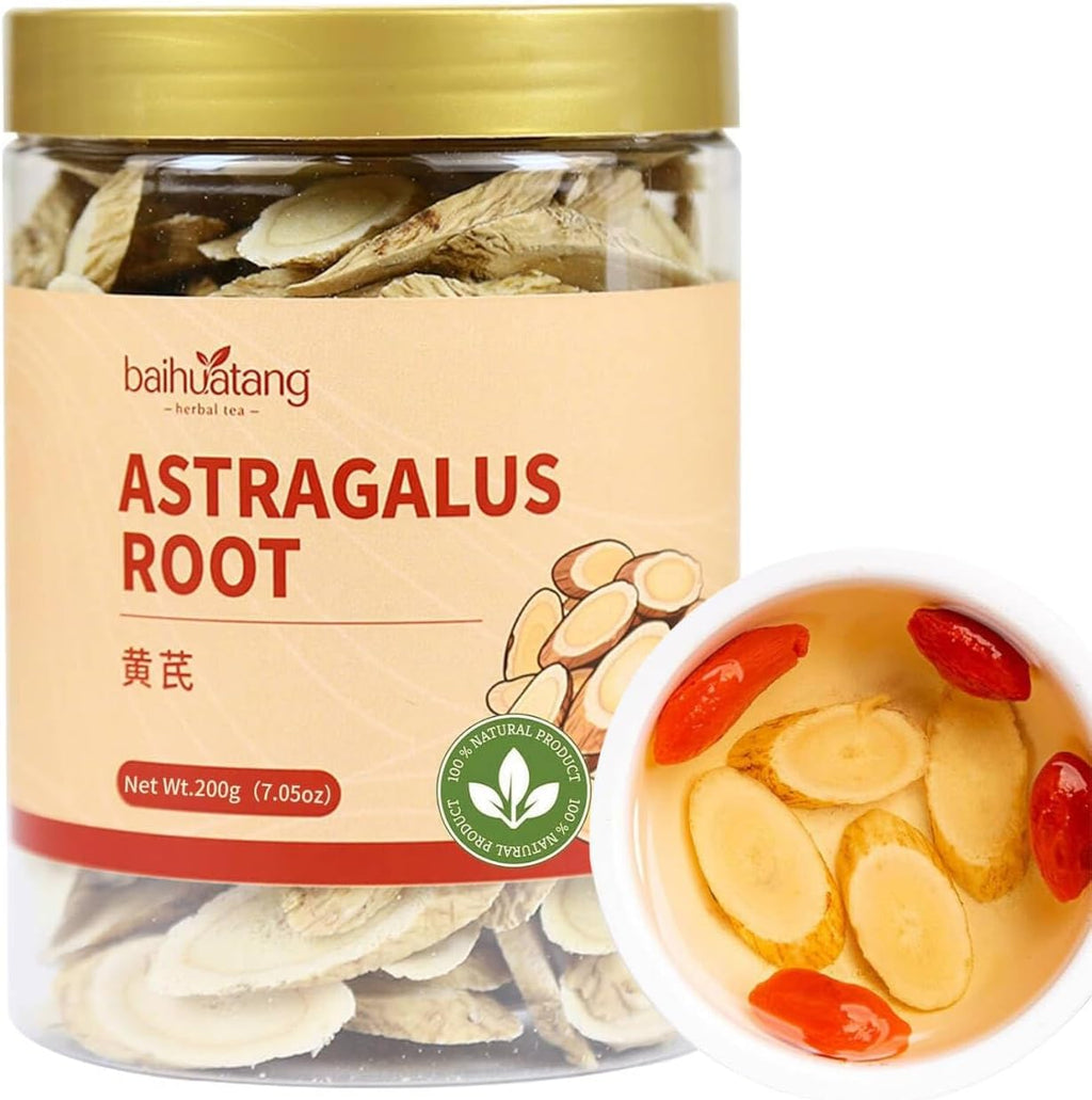 Astragalus Root for Tea Top Grade Huang Qi (Astragalus Root) Slices | 7oz (200g) Pure No Additives 黄芪 黄芪片