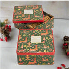 Farmhouse Biscuits, Winter Animals British Holiday Cookies in Decorative Tin, Imported, 8.8 oz