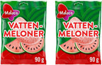 Vattenmeloner (Watermelon) Swedish Gummy Candy by MalacoSE (2 pack)