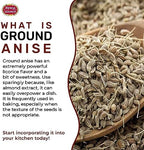 Spicy World Ground Anise Powder 7 Ounce - Anise Seeds Ground, Pure & Natural, Great for baking, cooking, and even tea
