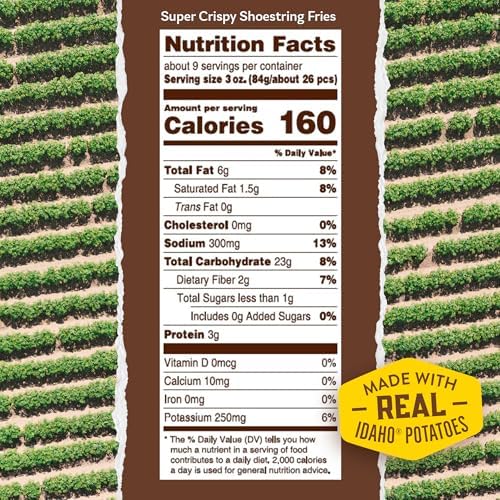Grown in Idaho Super Crispy Shoestring Fries, 28 Oz