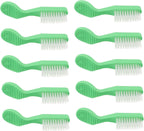 Didiseaon 10Pcs Toothbrushes for Prisons Gentle Soft Bristles Portable Design for Inmates Compact Toothbrushes for and Transport Cost Supplies