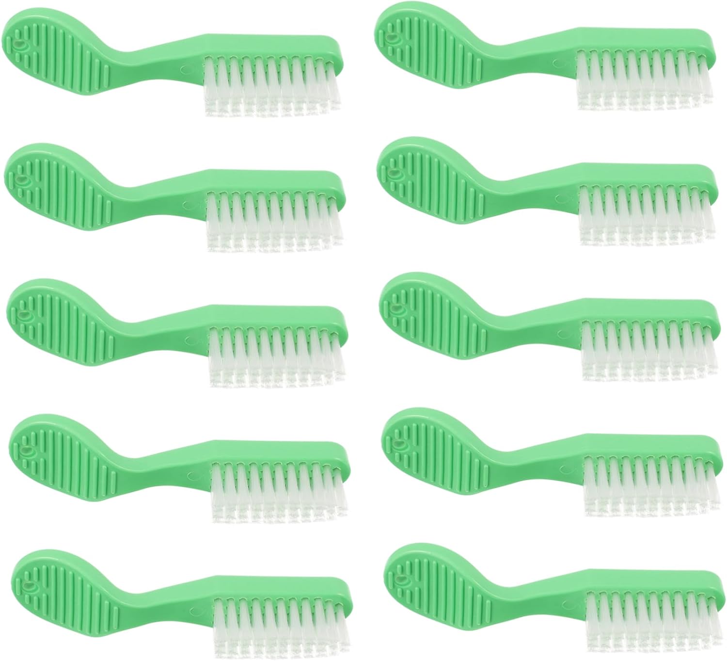 Didiseaon 10Pcs Toothbrushes for Prisons Gentle Soft Bristles Portable Design for Inmates Compact Toothbrushes for and Transport Cost Supplies