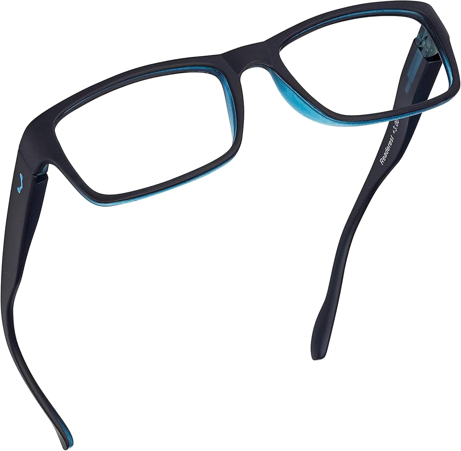 Readerest Blue Light Blocking Reading Glasses (Blue, 1.75 Magnification) Computer Eyeglasses With Thin Reflective Lens, Antiglare, Eye Strain, UV Protection, Stylish For Men And Women