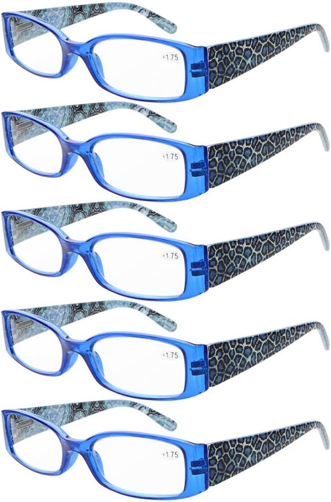 Eyekepper 5 Pairs Reading Glasses for Women Reading Inlcude Reader Sunglasses