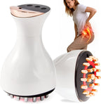 Sciatica Pain Relief Devices – Deep Tissue Massager with Multi-Mode Technology, Heat & Light, Targeted Relief for Sciatic Nerve & Lower Back Pain (White)