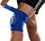 Knee Brace for Men Women Knee Braces for Knee Pain, Patellar Tendon Support Strap, Knee Brace for Meniscus Tear Compression Sleeve, Fit Under 170lbs (Blue)