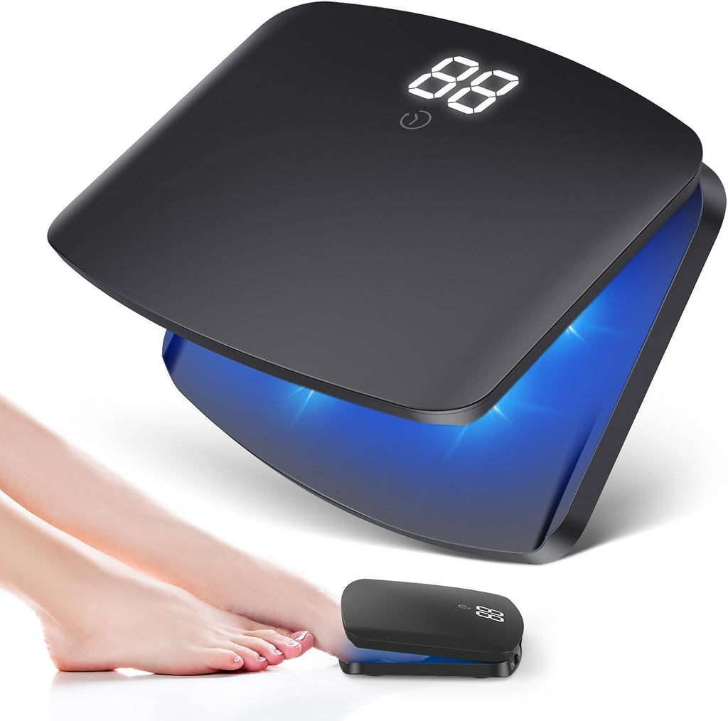 Nail Fungus Light Device, Home Use Toenail Light for Toenail Fingernails, Safe & Effective Solve Multiple Nail Problems BlacK-206