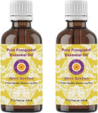 Deve Herbes Pure Frangipani Essential Oil (Plumeria alba) Steam Distilled 100ml X 2 (Pack of Two) (6.76 oz)