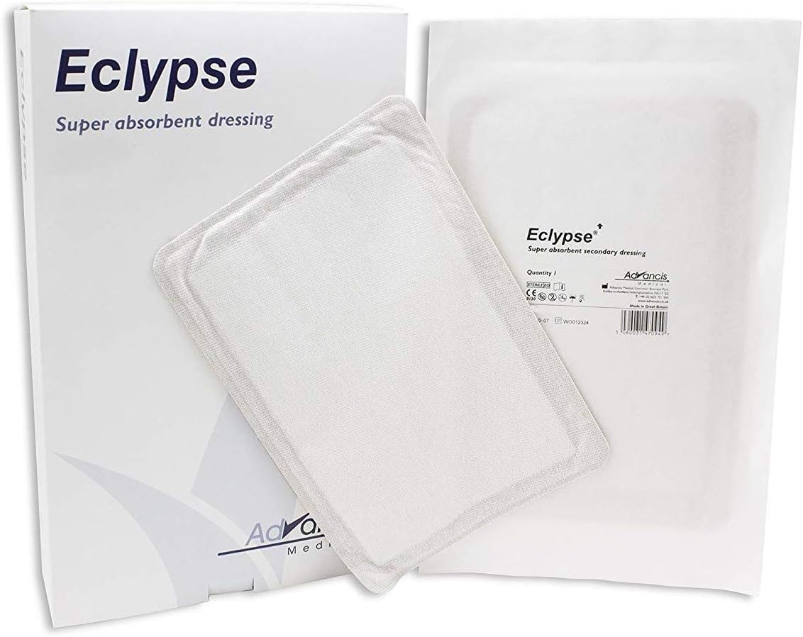 Dukal Eclypse Super Absorbent Dressing, 6" W x 6" L (Pack of 20)