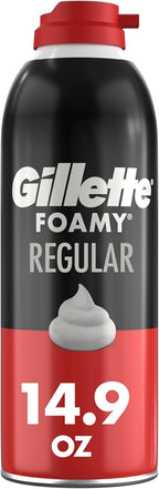 Gillette Foamy Classic Shave Foam for Men, Protection Against Shaving Irritation, Quick and Smooth Shave, shaving cream, 14.9 Oz