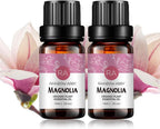 2-Pack Magnolia Essential Oil 100% Pure Oganic Plant Natrual Flower Essential Oil for Diffuser Massage Skin Care - 10ML