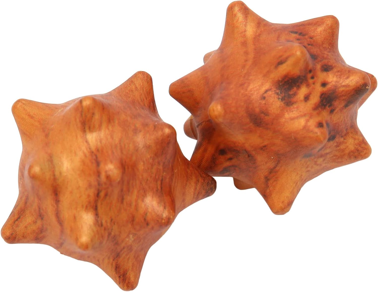 Wooden Palm Relaxing Spiky Hand Massage Balls for Elderly Acupoint Massage