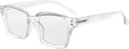 Eyekepper Bifocal Reading Glasses Women Stylish Bifocal Readers Clear Lens Oversize - Transparent +2.00