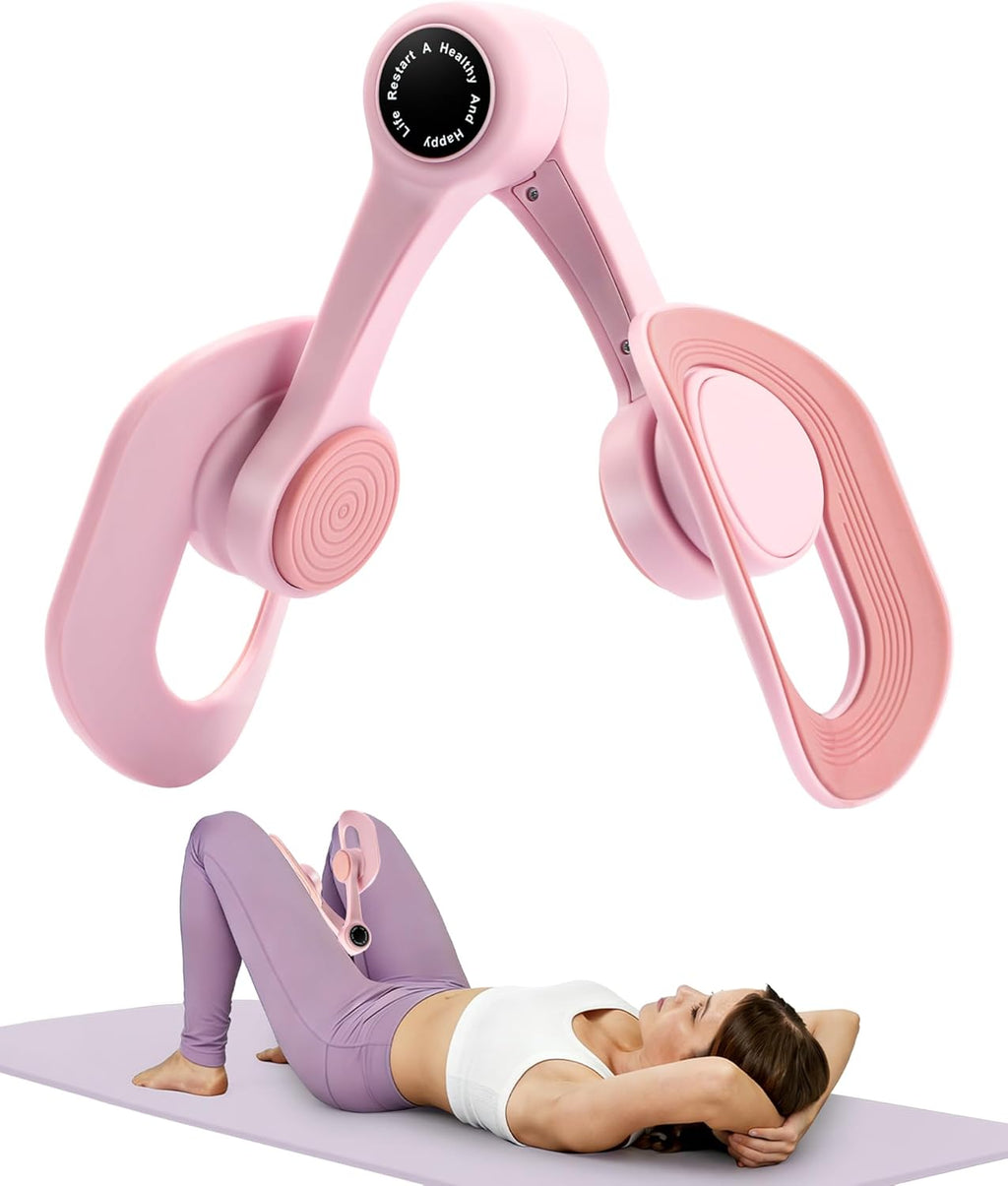 Thigh Trainer for Women, 360° Adjustable Pelvic Floor Muscle Trainer for Kegel Exerciser, Inner Thigh Workout Equipment for Postpartum Recovery, Hip & Leg Shaping, Home Gym
