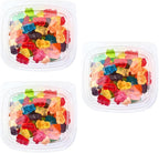 Albanese 12 flavor gummi bears Tub jelibon candy 10 0z (283 Gram) x 3 Packs by Pufai Grocery