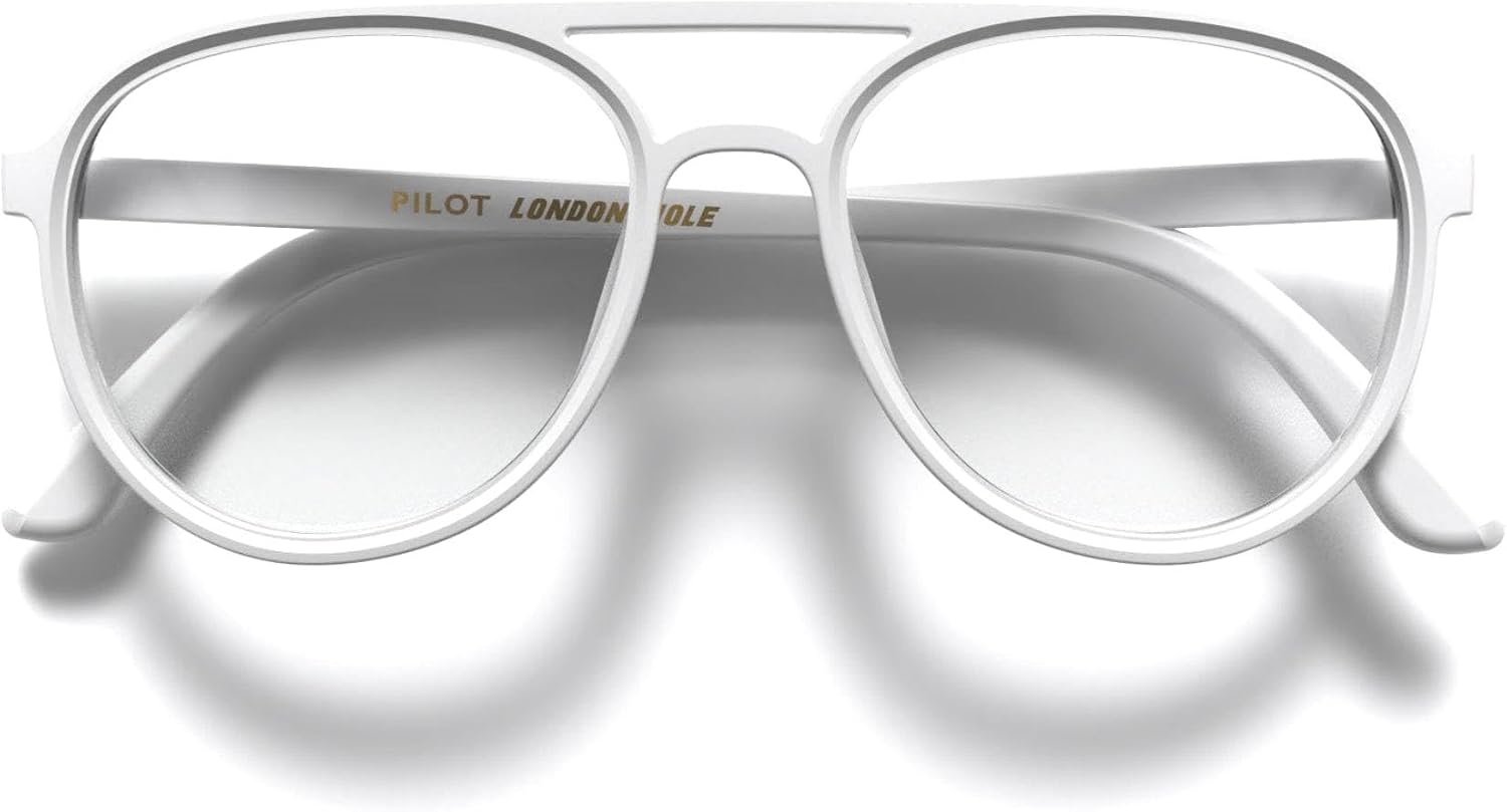LONDON MOLE® Pilot reading glasses | Cool pilot style shaped readers | Men’s Women’s Unisex | Spring hinges