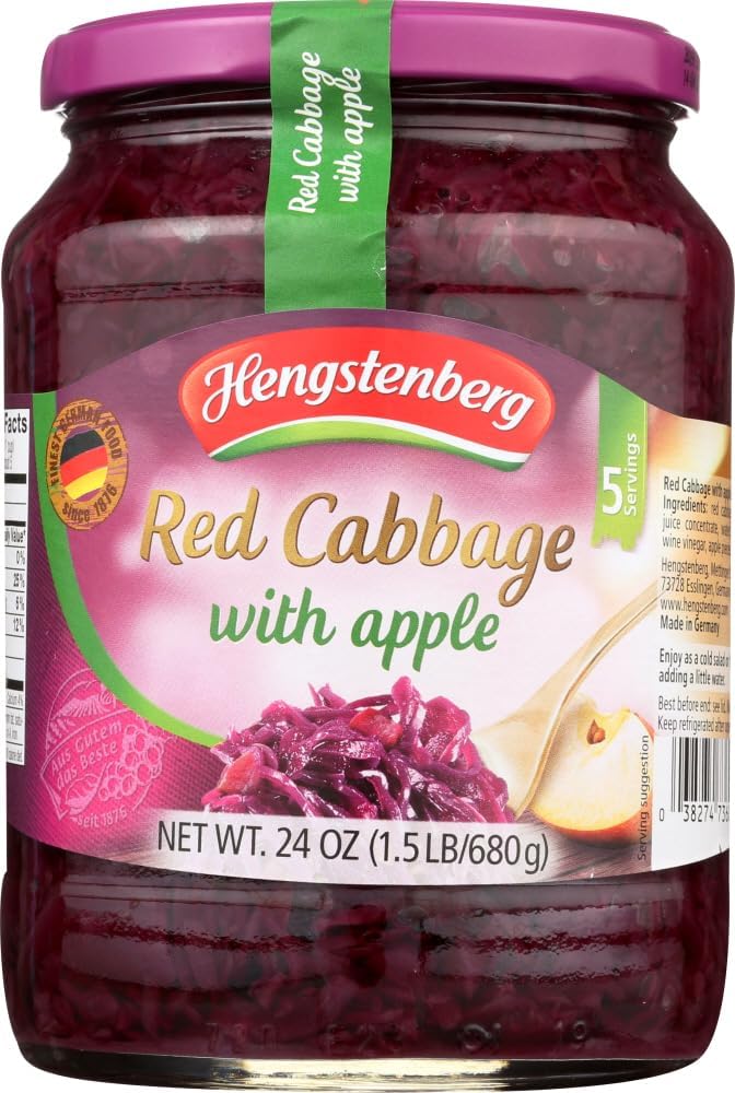 Hengstenberg Red Cabbage with Apples 24 oz (Pack of 3) 3