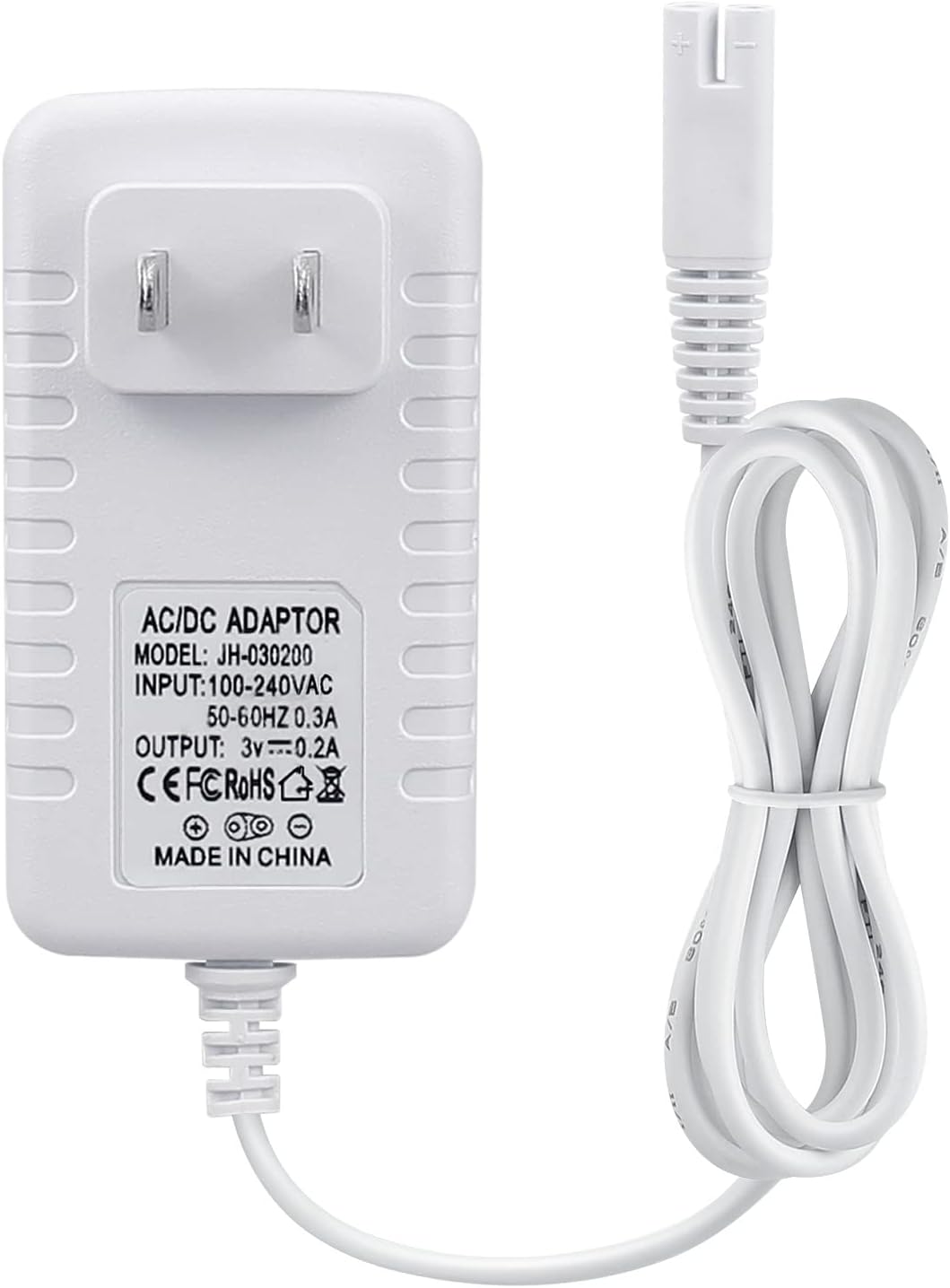 Charger Replacement for Waterpik Water Flosser WP360W WP462 WP450, Power Cord, 5ft, White