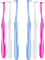 Boao 6 Pieces Tuft Toothbrush Tufted End-tuft Soft Trim Single Compact Interdental for Detail Cleaning Tapered Brush(Tapered Brush)