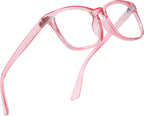 Reading Glasses for Women Men - Blue Light Blocking UV Filter Readers, Anti Eyestrain Eyeglasses