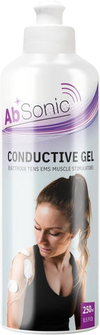 Absonic Electrode Gel for TENS Unit Pads - Conductive Gel for EMS, Muscle Stimulators & Ab Belts | Extends Pad Life, Restores Adhesion | Hypoallergenic, Water-Based | 8.5 oz | Made in USA
