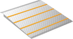 Door Threshold ramp, Door ramp for 2in to 8in Rise, Heavy Duty Front Door ramp for Elderly wheelchairs/Walkers/Scooters(33.5" L*31.7" W, Alloy Iron, 32LBs, Max 800LBs)