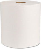 Genuine Joe GJO22700 Hard Wound Roll Towel, 800' Length x 7-8/9" Width, White (Case of 6)
