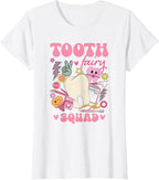 Cute Tooth Fairy Squad Matching for Dentist Dental Assistant T-Shirt