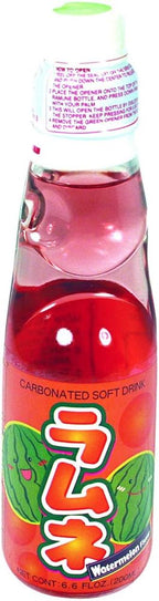 Kimura Ganso Ramune Watermelon Flavour 200ml (Pack Of 18)