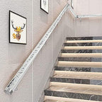 Modern Acrylic Handrail for Stairs - Wall-Mounted Crystal Shape Railing, Non-Slip Clear Bubble Grab Bar for Dance Studios and Villas