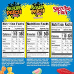 SOUR PATCH KIDS and SWEDISH FISH Soft & Chewy Candy Variety Pack, Bulk Candy, Mother's Day, 15 Boxes