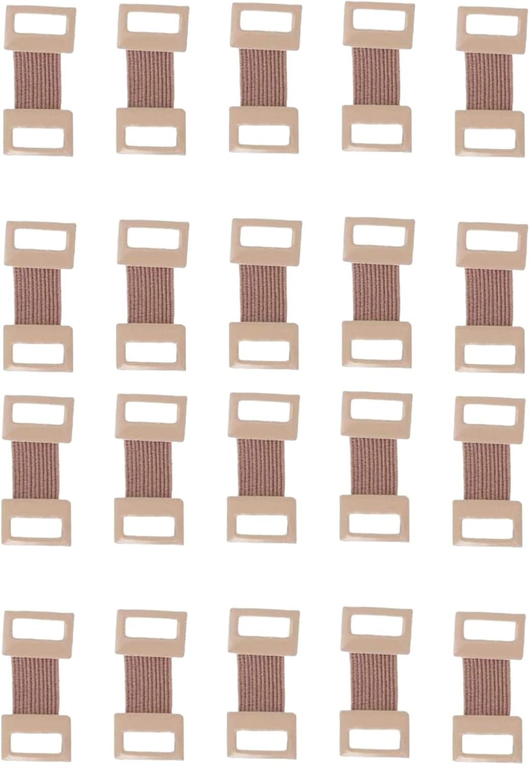 20Pcs Brown Elastic Bandage Clips Adhesive Bandages Bandage Wrap Clips Stretch Metal Clips, Replaceable Wrap Clips for Various Types Bandages and Bandaging Supplies