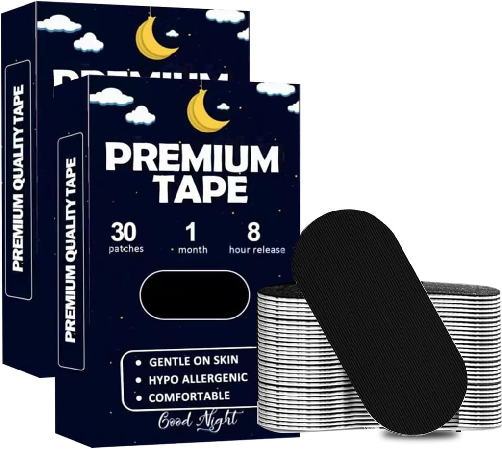 60 Pack Mouth Tape for Sleeping- Gentle Comfortable Premium - Latex Free Medical Tape，Gentle Skin Sleep Tape for Men Women Bowlers Sport Protection Accessory