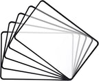 5PCS Full Page Magnifying Glass for Reading, 3X Lightweight Flat Optical Fresnel Lens Page Magnifying Glass Rectangular Handheld Magnifier for Seniors Low Vision Reading Small Patterns Maps and Books