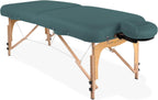 INNER STRENGTH Portable Massage Table Package E2 - Full Reiki Massage Table Incl. Deluxe Adjustable Face Cradle, Pillow & Carry Case (30"x73")