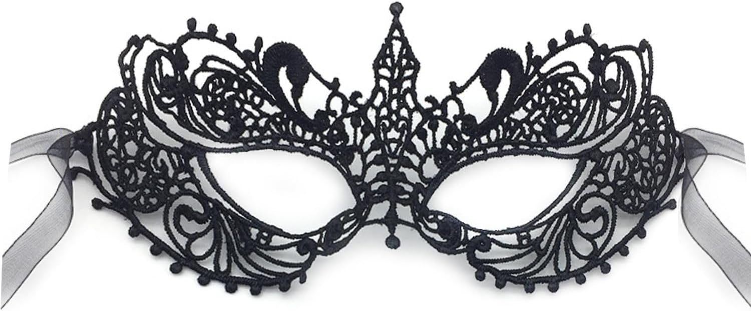 MYMENU Women Masquerade Mask Luxury Lace Venetian Halloween Carnival Masks for Party Costume Cosplay Mardi Gras