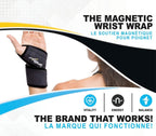 Serenity2000 Magnetic Wrist Support Wrap – Deep Penetrating Magnetic Therapy for Pain Relief, Arthritis & Carpal Tunnel – Adjustable Neoprene Brace with Thumb Loop, One Size Fits All for Left and Right
