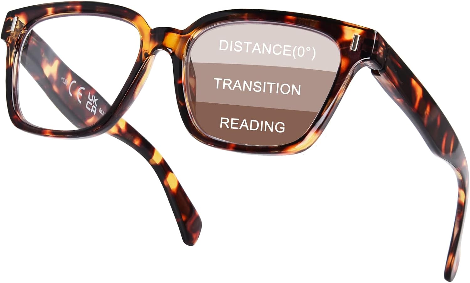 Progressive Multifocal Reading Glasses for Women Men, Anti Glare Blue Light Blocking Multifocus Computer Glasses