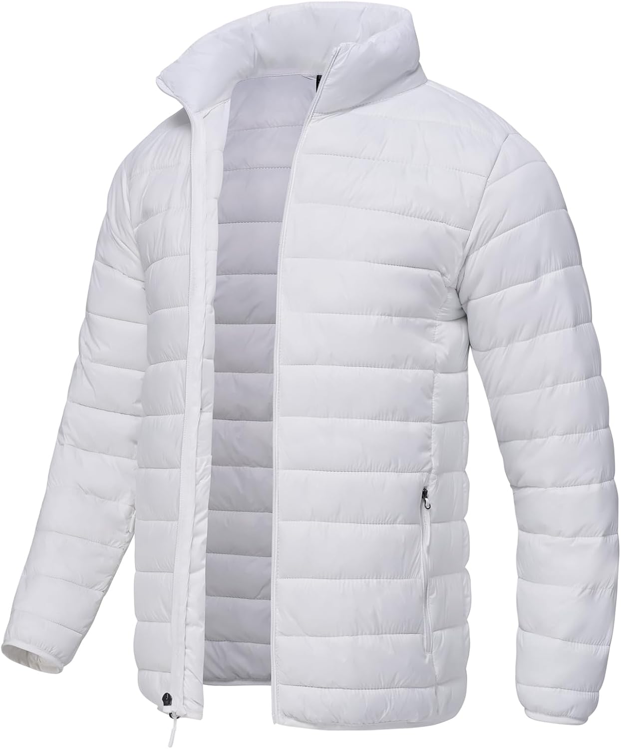 SPOSULEI Men Puffer Jacket Packable Lightweight Winter Jackets Coats Outdoor Waterproof Insulated Jackets