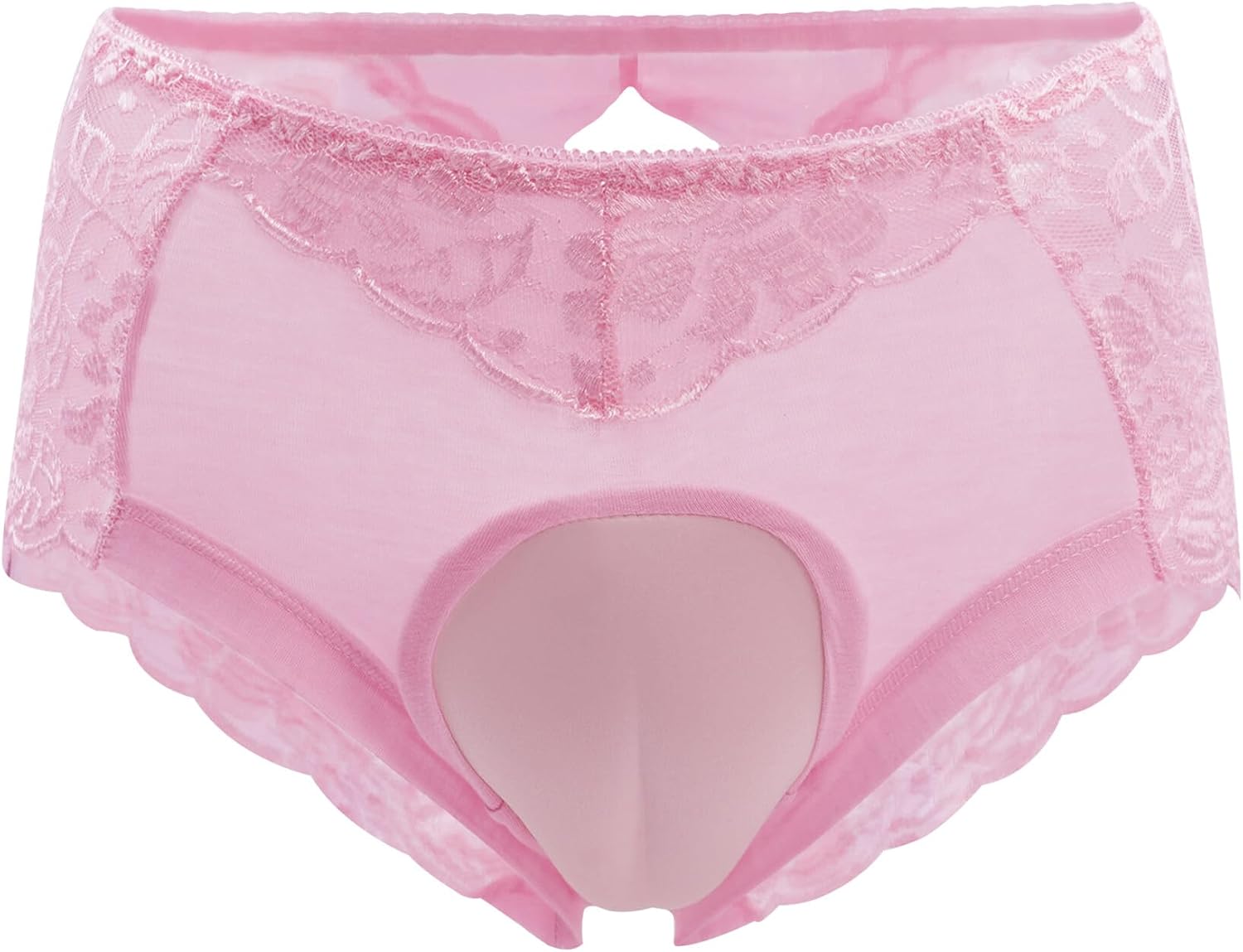FEOYA Gaff Panties for Men Sissy Lace Hiding Briefs Tucking Transgender Underwear MTF Crossdressing Apparel Male to Female