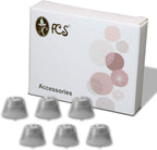 FCS Pack of 6 Click Sleeve for Siemens Signia Silk Primax Click - CIC/ITC (Vented-Large).