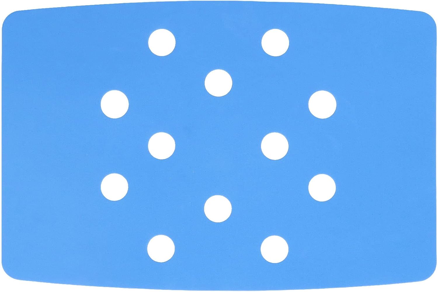 Shower Cushion for A Shower Bench Padded Shower Chair Shower Chair Cushion Paste Fixed Keep Warm EVA Blue Perforation Design Portable Shower Stool Cushion for Elderly, Disabled, Handicap and Injured