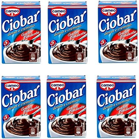 6x Cameo Ciobar Hot Chocolate Drink Beverage 690g (6x5 Pack) Dark Chocolate!