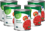Amazon Fresh, Diced Canned Tomatoes in Tomato Juice, 28 Oz (Previously Happy Belly, Packaging May Vary) (Pack of 5)