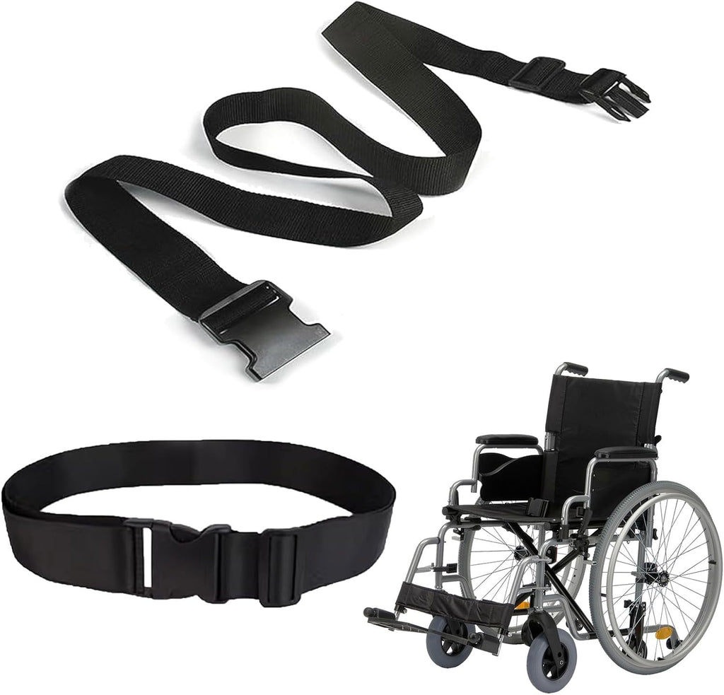 Wheelchair Safety Strap Seat Belt Adjustable,Wheelchair Seatbelt,Wheelchair Seat Belt,Wheelchair Safety Belt,Anti-Fall Extra Long Size for Sliding Belt Patients Strap Chair Medical Seniors Disable