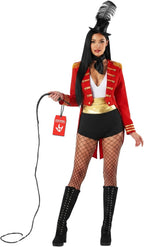 fun shack Womens Circus Ringmaster Costume, Lion Tamer Outfit for Women, Ringmaster Dress, costumes for women