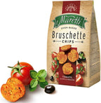 Maretti Oven Baked Bruschette Chips Tomato, Olives & Oregano 70gm