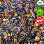 Rose Hips Tea - 1 LB (16 oz) | Real Wild Harvest | 100% USDA Certified Organic | Cut and Sifted Albanian Rose Hips Shells | Aroma-Rich Seedless Rosehip (rosa canina fructus) | By U.S. Wellness Naturals