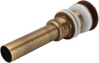 Basin PopUp Drain, AntiClogging Brass Universal PopUp Drain Plug Easy to Install for Home (Without Overflow)